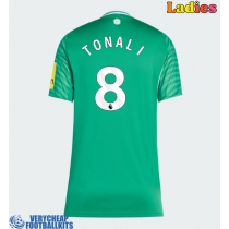 Newcastle United Sandro Tonali #8 Replica Away Shirt Ladies 2025-26 Short Sleeve